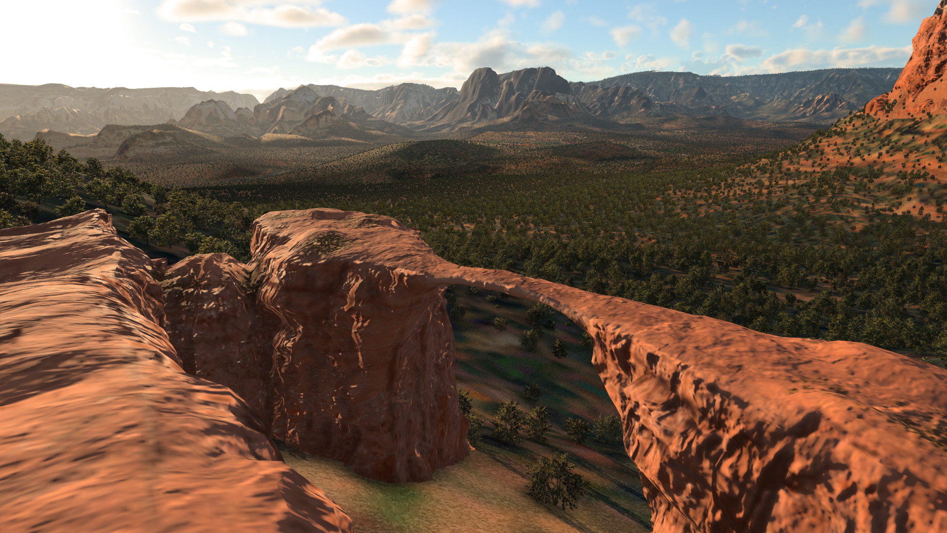 Sedona canyon landscape for Sedona Airport (KSEZ) by X-Codr Designs in X-Plane